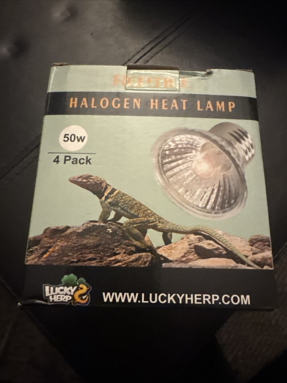 Reptile 4 Pack 50W (120V) Light Bulbs for Heat Lamp